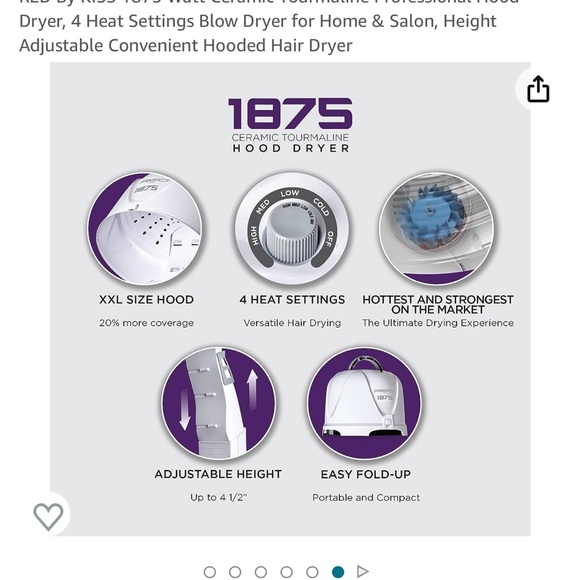 Really good hair dryer used. 4 times it is brand new - Picture 4 of 4